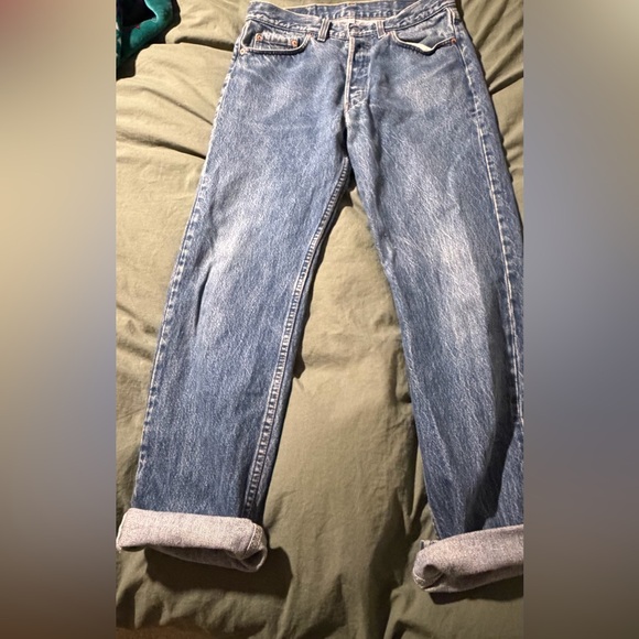 Vintage 1982 Levi’s 501 Jeans Made in USA Shrink-to-Fit Stonewash Button Fly W31 - Picture 1 of 14